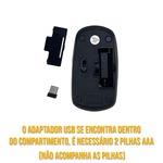 Teclado e Mouse Sem Fio 