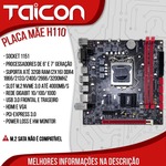 Placa mãe 1151 H110 1151 DDR4 