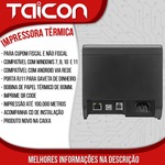Impressora Termica 80mm Usb Lan Rj45 Fonte interna 