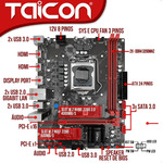 Placa Mae 1200 H510 
