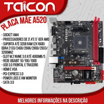 Placa Mae A520 Am4 Amd Ryzen Ddr4 6 Gb/s Usb 3.0 