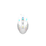 Teclado e Mouse /Red/100%/107 tec/Macro Soft/Rainbow/Branco 