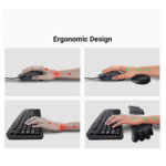 Apoio de maos ARM REST ANGEL WINGS PRETO 