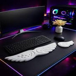 Apoio de maos ARM REST ANGEL WINGS AZUL 
