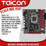Placa Mae 1151 H110 6789 DDR3 